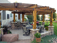 Best Rustic Pergola Patio Severence