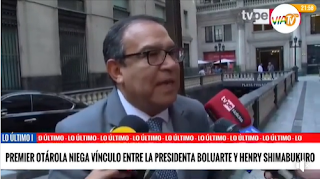 OTAROLA ASEGURA QUE DINA BOLUARTE EN UNA "SANTA"