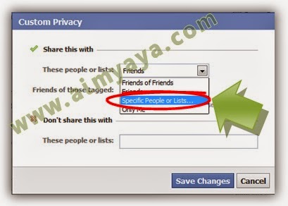 Update status facebook bukan barang gres Cara Update Status Hanya Untuk Orang Tertentu di Facebook