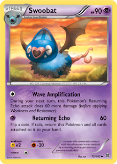 Swoobat BREAKthrough Pokemon Card