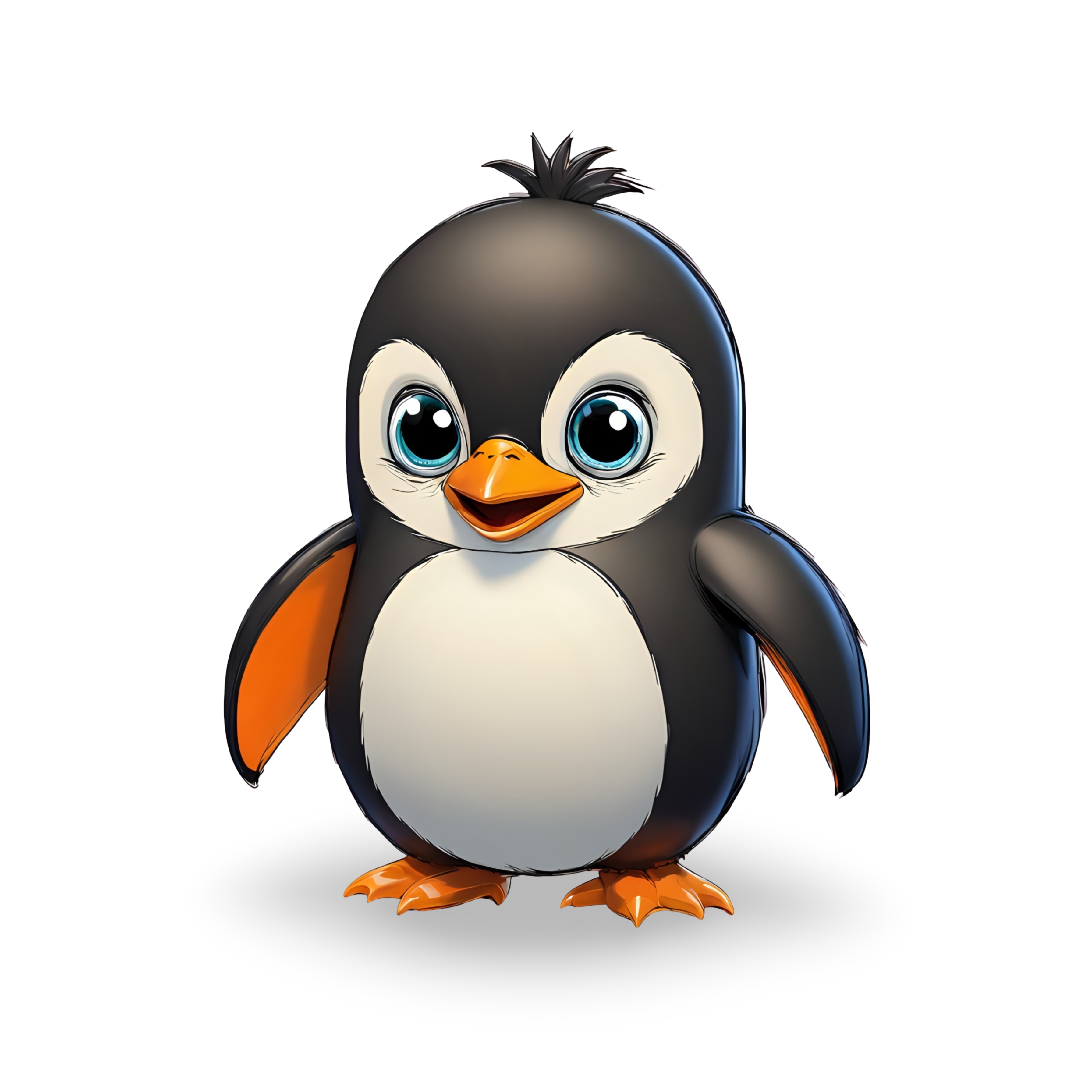 Penguin cartoon character