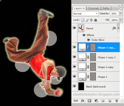 Membuat Efek Dance Glow Dengan Photoshop