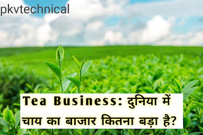 Tea Business: दुनिया में चाय का बाजार कितना बड़ा है? ब्लैक टी,green tea , herbal tea,masala tea, elaichi tea,adrak tea, milk tea