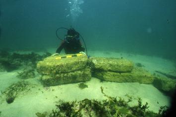 rare lord krishna dwarka findings under sea