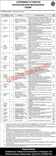 pakistan railway jobs 2023
