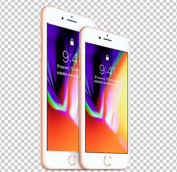 Free iPhone 8, iPhone 8 Plus and iPhone X PSD Mock-up Templates