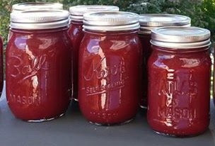 canning cranberries with applesauce