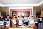 Kapolres Sidrap Pimpin Press Rilis Hasil Operasi Kepolisian 