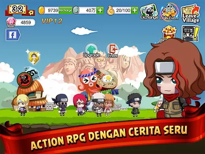 Download Game Ninja Heroes Latest Version 1.1.0 Apk Offline update 2015 (Mega MOD)