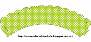 Green, Pink and Polka Dots Free Printable Quinceañera party Cupcakes Toppers and Wrappers