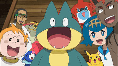 Pokémon Sol y Luna Ultra Aventuras Capitulo 5 Temporada 21 La noche de las mil poses