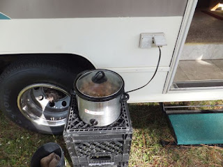 cooking in an RV