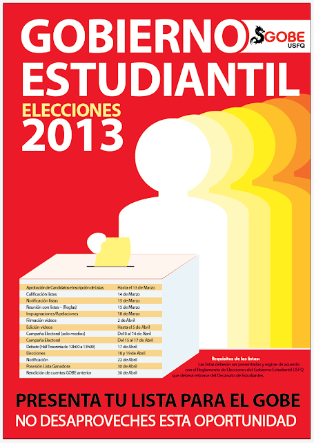 Esta semana se desarrollará la campaña electoral para elegir al nuevo GOBE, votación el 18 y 19 de abril.