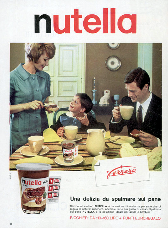 Nutella advertising 1964