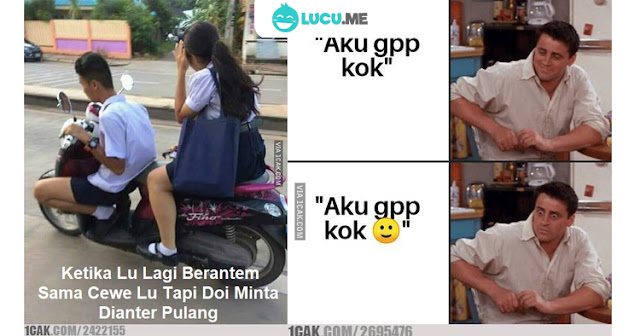 10 Meme Lucu 'Lagi Marahan Sama Pacar' Ini Bikin Senyum Gengsi