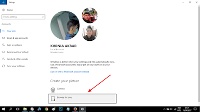 Cara Mengganti nama dan Foto User Akun pada Windows 10