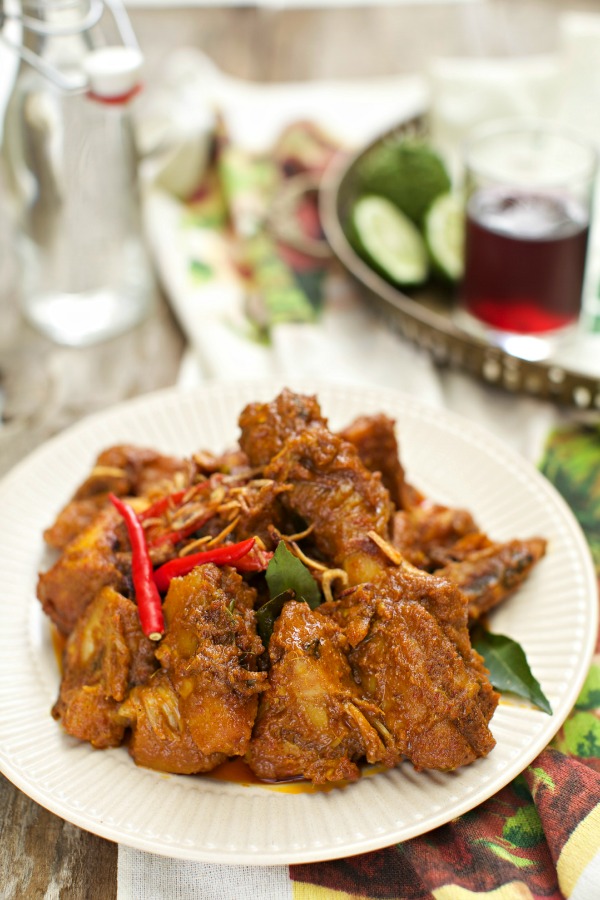 Rendang Ayam Nangka Muda resepi Pak Engku yang mengancam 