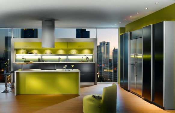 green kitchen design ideas