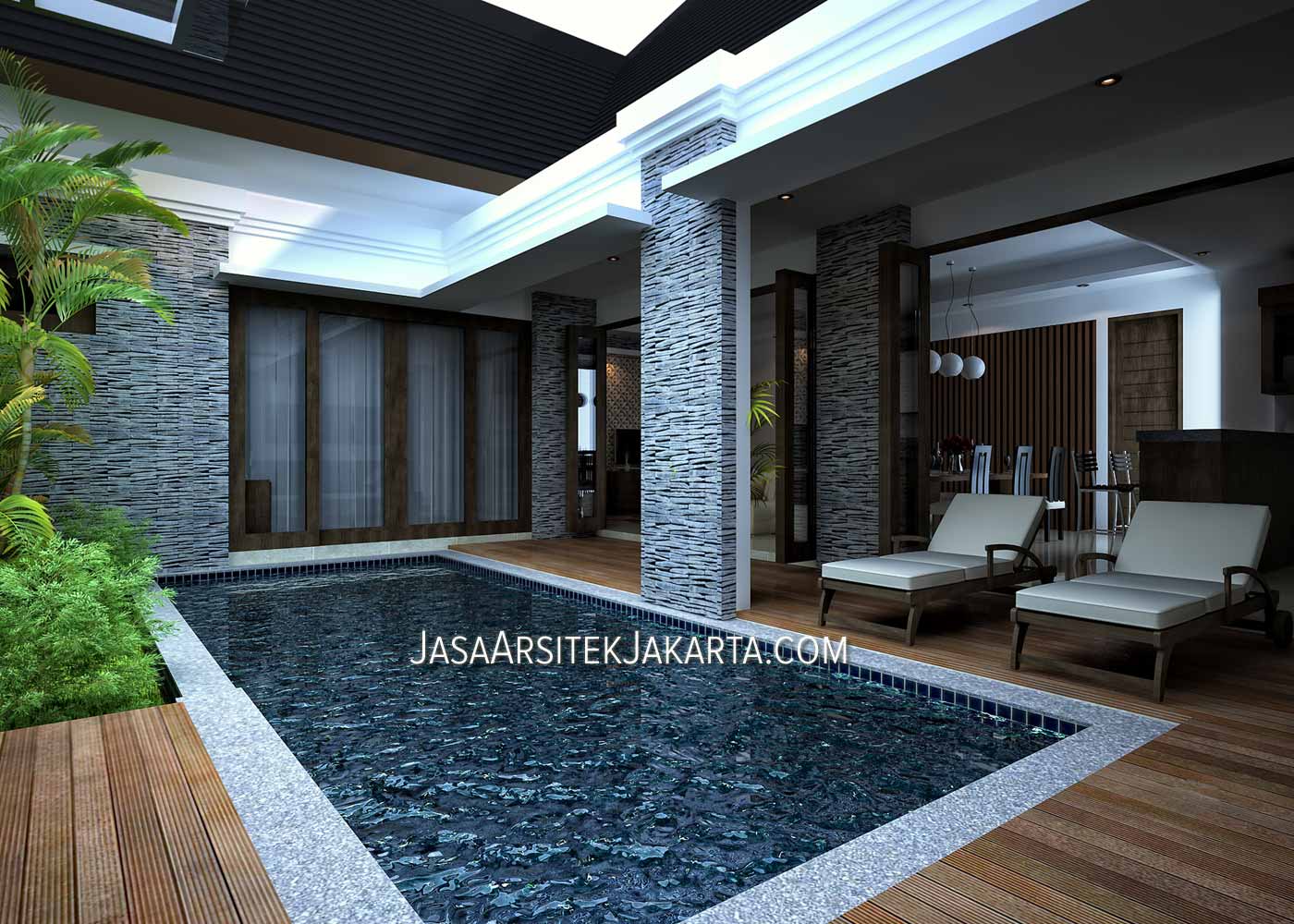 29 Desain Rumah 1 Lantai Luas Tanah 400m2