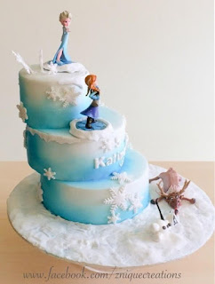 kue tart ulang tahun frozen