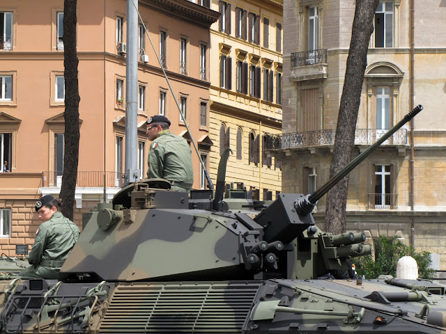 Dardo IFV (Infantry Fighting Vehicle), Via dei Fori Imperiali, Rome