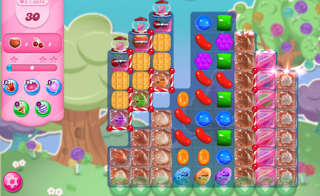 Candy Crush Saga level 6676