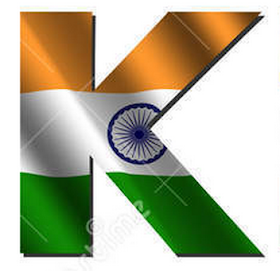 Independence Day Flag Alphabet
