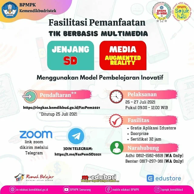 Fasilitasi Pemanfaatan TIK Berbasis  Multimedia untuk jenjang SD  Balai  Pengembangan Multimedia  Pendidikan dan  Kebudayaan (BPMPK)  Kemendikbudristek