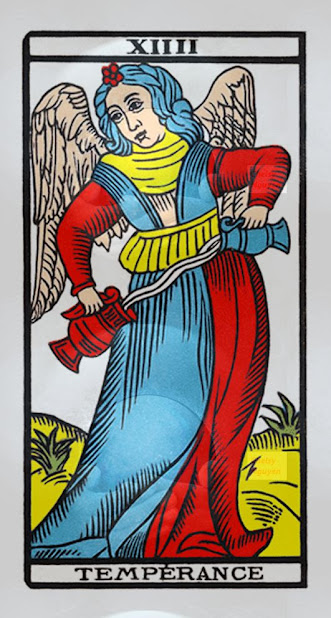 Lá Temperance Tarot