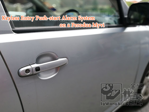 [WTS]Keyless Entry + Push Start Car Alarm Security