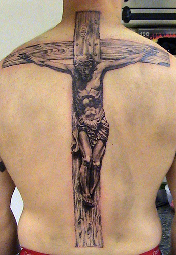 Christian tattoo.