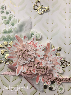 Positive Thoughts, Andrea Sargent, Stampin Up, Art with Heart, AWHT, Creative Showcase, blog hop, stencilling