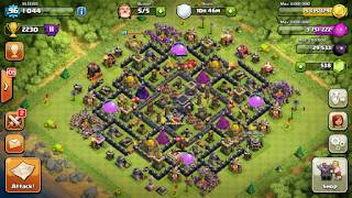 Kumpulan Base Farming TH9 Clash Of Clans Terbaru 2016 