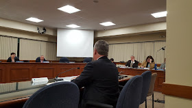 Rep Roy at the School Committee meeting