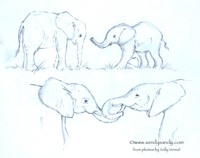 Elephants Are Fun To Sketch