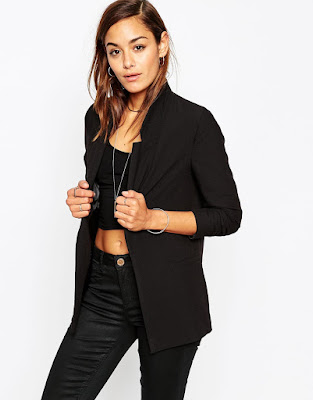 ASOS Slim Jacket In Crepe