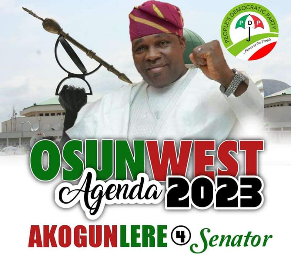 2023: Tunde Eso says Vote Lere Akogun for Senator, Osun West