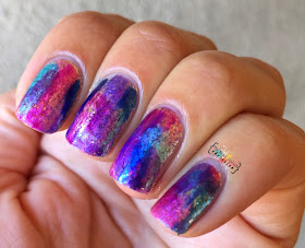 nail art with Colors by Llarowe Colorado On My Mind