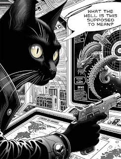 Urlan, Cosmic Cat - AI Graphic Novel