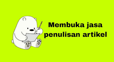 Membuka jasa penulisan artikel