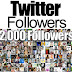 Get 2000 Twitter Followers Free 