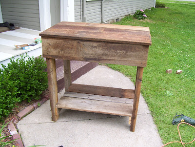 our vintage home love: How To Build A Rustic Kitchen Table Island