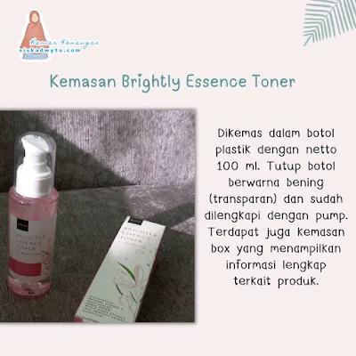 Kemasan toner scarlett whitening