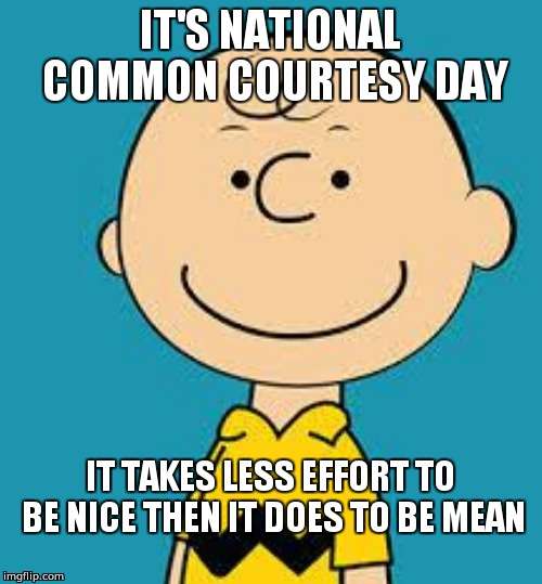 National Common Courtesy Day Wishes Images download