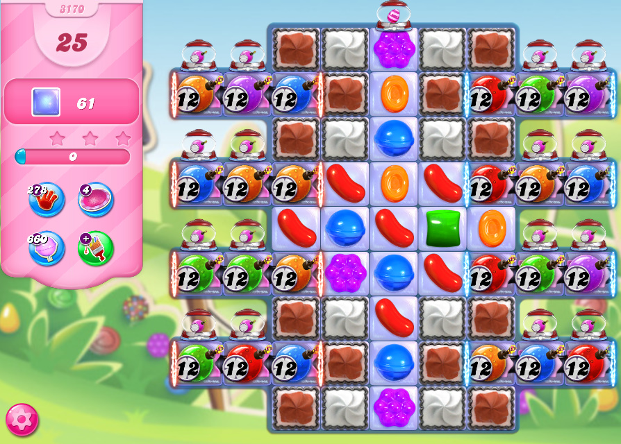 Candy Crush Saga level 3170