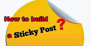 Cara Membuat Postingan Sticky Post Di Blog