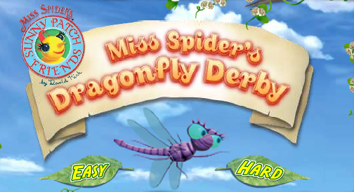 Nick Jr. Miss Spider's Dragonfly Derby Game