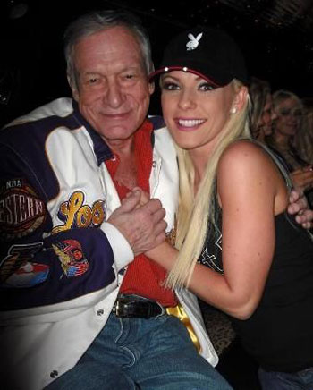 Crystal Harris will always care for Hugh Hefner she expressed