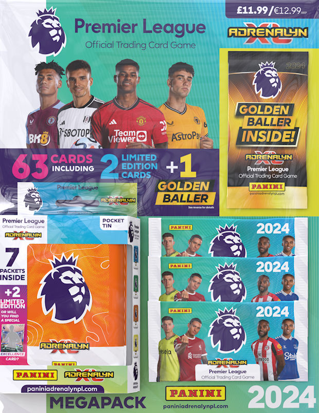 Panini Premier League 2024 Adrenalyn XL Trading Card Game Packet