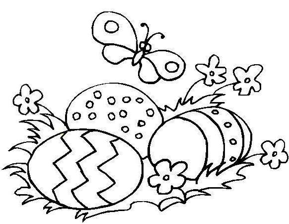 Easter Egg Coloring Pages